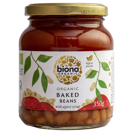 BIONA BAKED BEANS JAR 350G