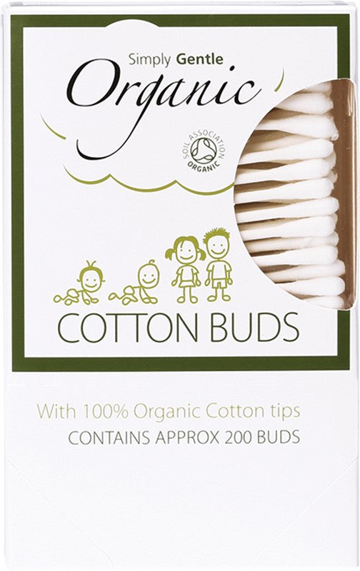 SIMPLY GENTLE ORGANIC COTTON BUDS X 200 PACK