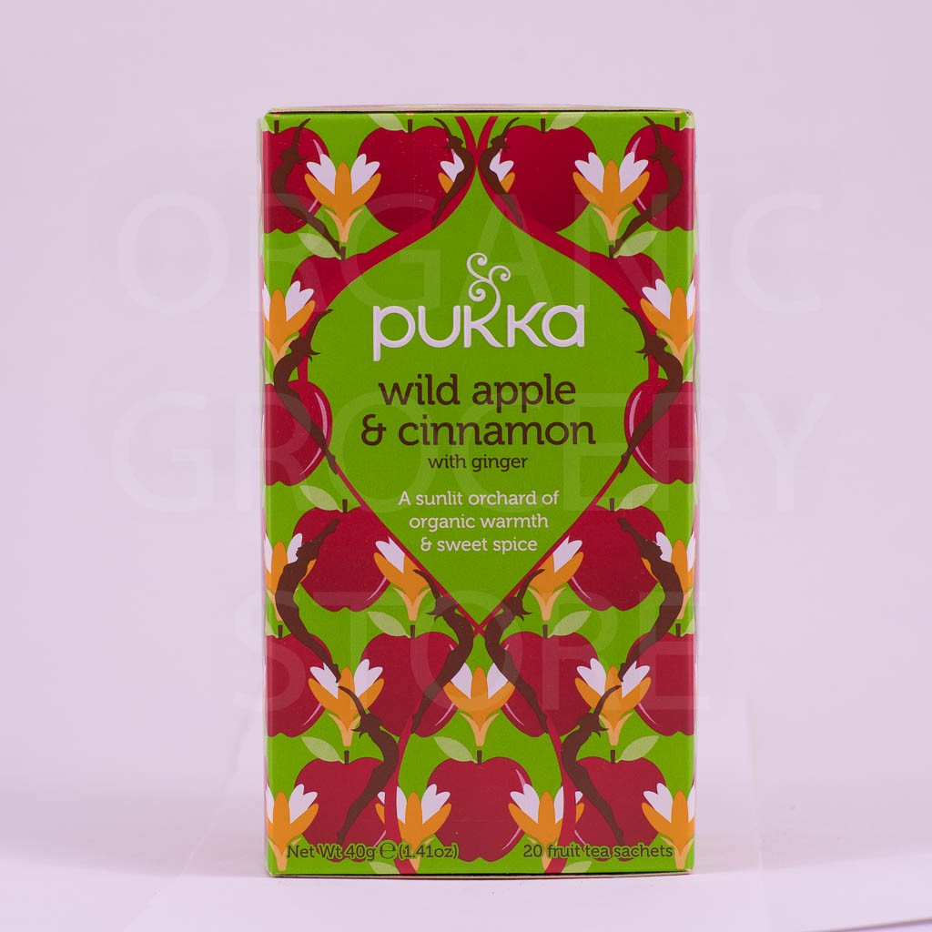 PUKKA WILD APPLE & CINNAMON X 20 TEA BAGS