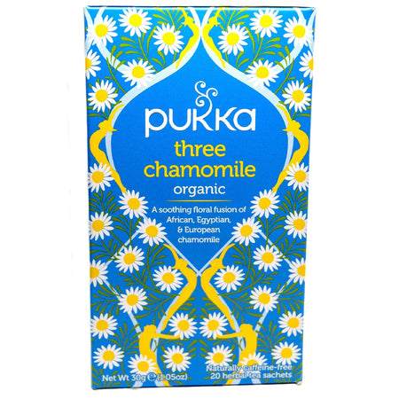 PUKKA THREE CHAMOMILE X 20 TEA BAGS