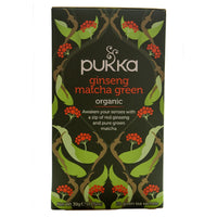 PUKKA GINSENG MATCHA GREEN X 20 TEA BAGS
