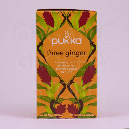 PUKKA THREE GINGER X 20 TEA BAGS