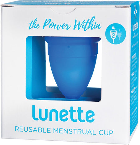 LUNETTE MENSTRUAL MODEL 2 BLUE