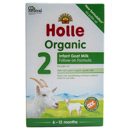 HOLLE ORGANIC GOAT MILK FORMULA 2 WITH DHA 400G