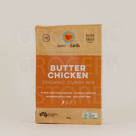 LOVE MY EARTH BUTTER CHICKEN ORGANIC CURRY MIX 50G
