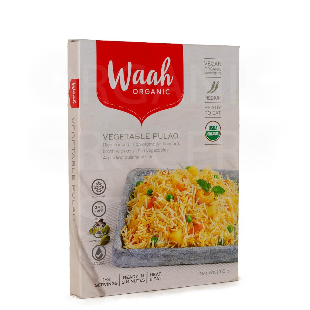 WAAH ORGANIC VEGETABLE PULAO 265G