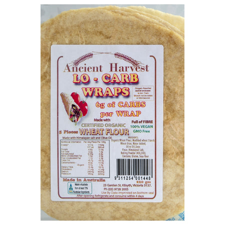 ANCIENT HARVEST LO-CARB WRAPS 220GM