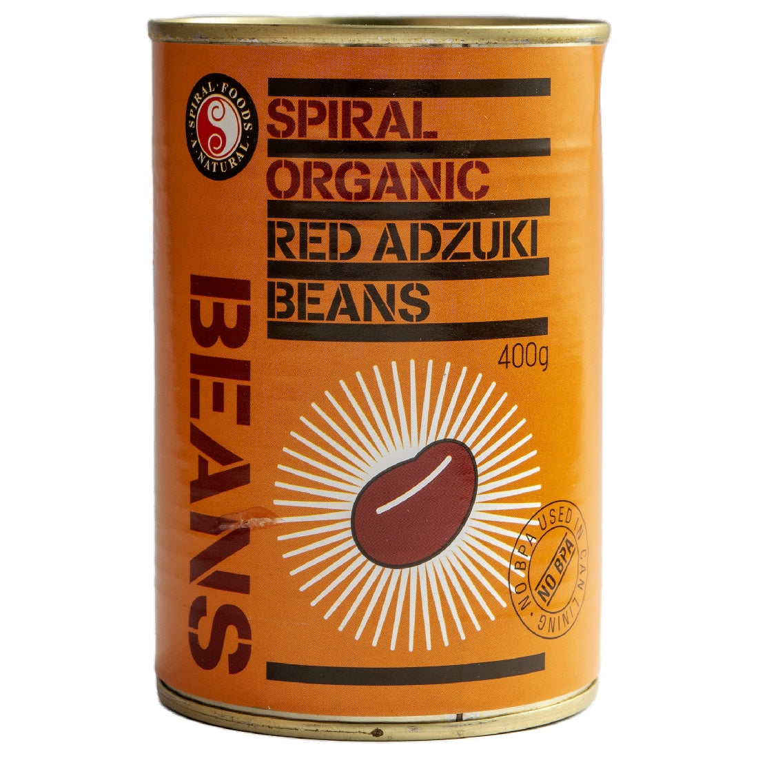 sprial organic adzuki beans 400g
