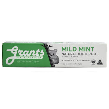 GRANTS TOOTHPASTE MILD MINT W ALOE