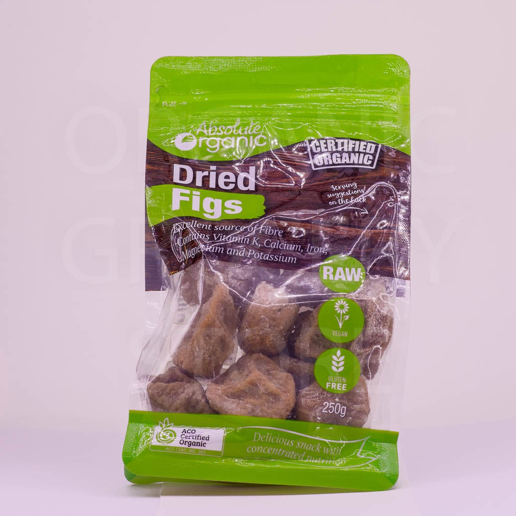 ABSOLUTE ORGANIC DRIED FIGS 250G