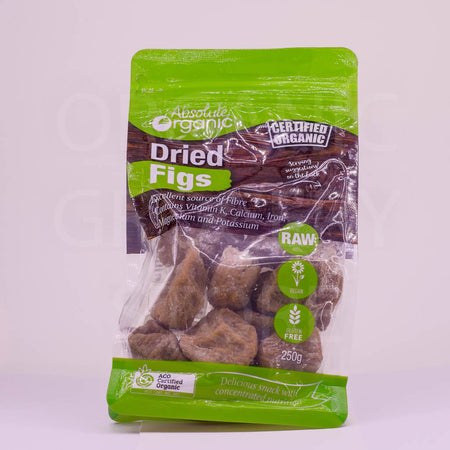 ABSOLUTE ORGANIC DRIED FIGS 250G