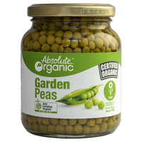 ABSOLUTE ORGANIC GARDEN PEAS 350G