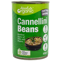 ABSOLUTE ORGANIC CANNELLINI BEANS 400G