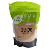 LOTUS COUSCOUS WHOLE SPELT ORGANIC 500G