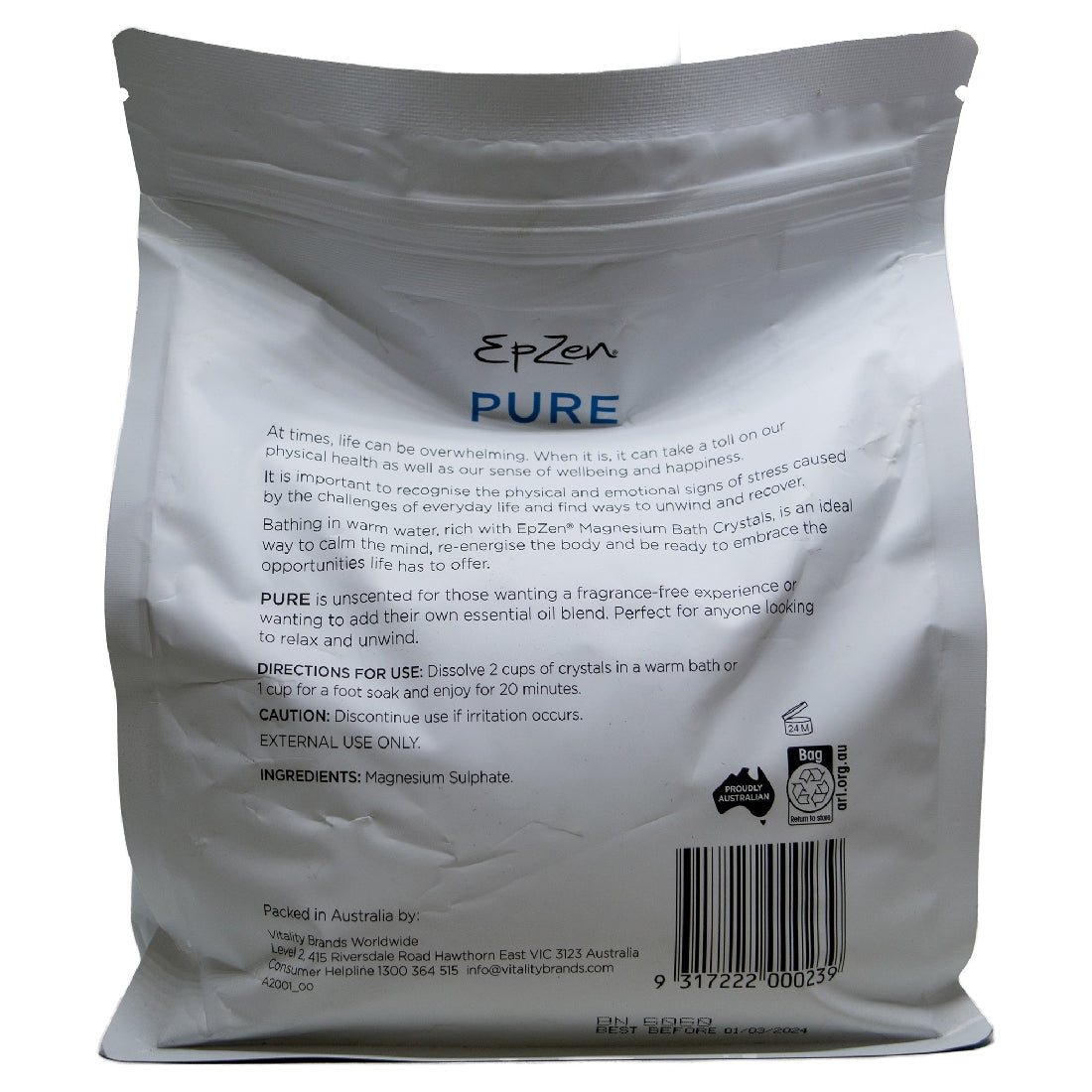 EVODIA EPZEN MAGNESIUM - PURE 900G