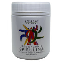 SYNERGY NATURAL ORGANIC SPIRULINA POWDER 200G