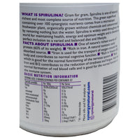 SYNERGY NATURAL ORGANIC SPIRULINA POWDER 200G