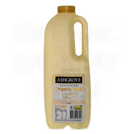 ASHGROVE ORGANIC NON HOMOGENISED MILK 2L