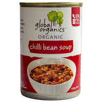 GLOBAL ORGANICS SOUP CHILLI BEAN 400G