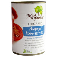 GLOBAL ORGANICS TOMATOES CHOPPED ORGANIC (CANNED) 400G