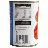 GLOBAL ORGANICS TOMATOES CHOPPED ORGANIC (CANNED) 400G