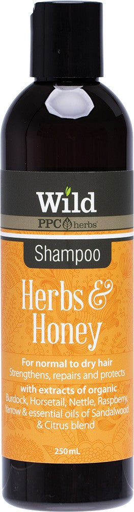 WILD SHAMPOO HERBS & HONEY 250ML