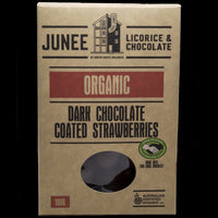 GREENGROVE ORG DARK CHOC COATED S'BERRY 100G