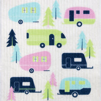 RETRO KITCHEN COMPOSTABLE SPONGE CLOTH - CARAVAN