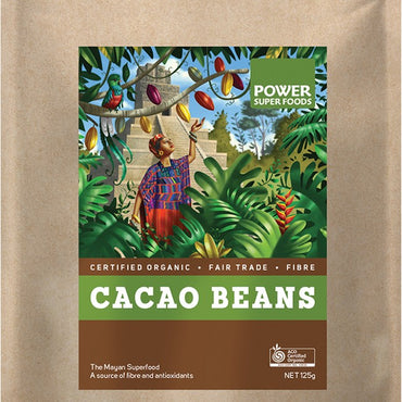 ORGANIC CACAO BEANS (PSF) 125G