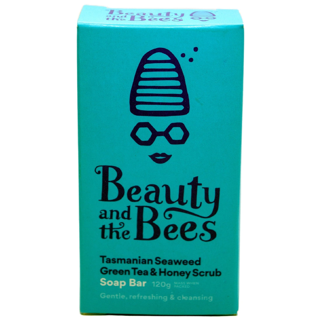 BEAUTY AND THE BEES TAS SEAWEED & GREEN TEA SOAP 120GM