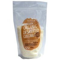 NIULIFE ORGANIC DESICCATED COCONUT 250G