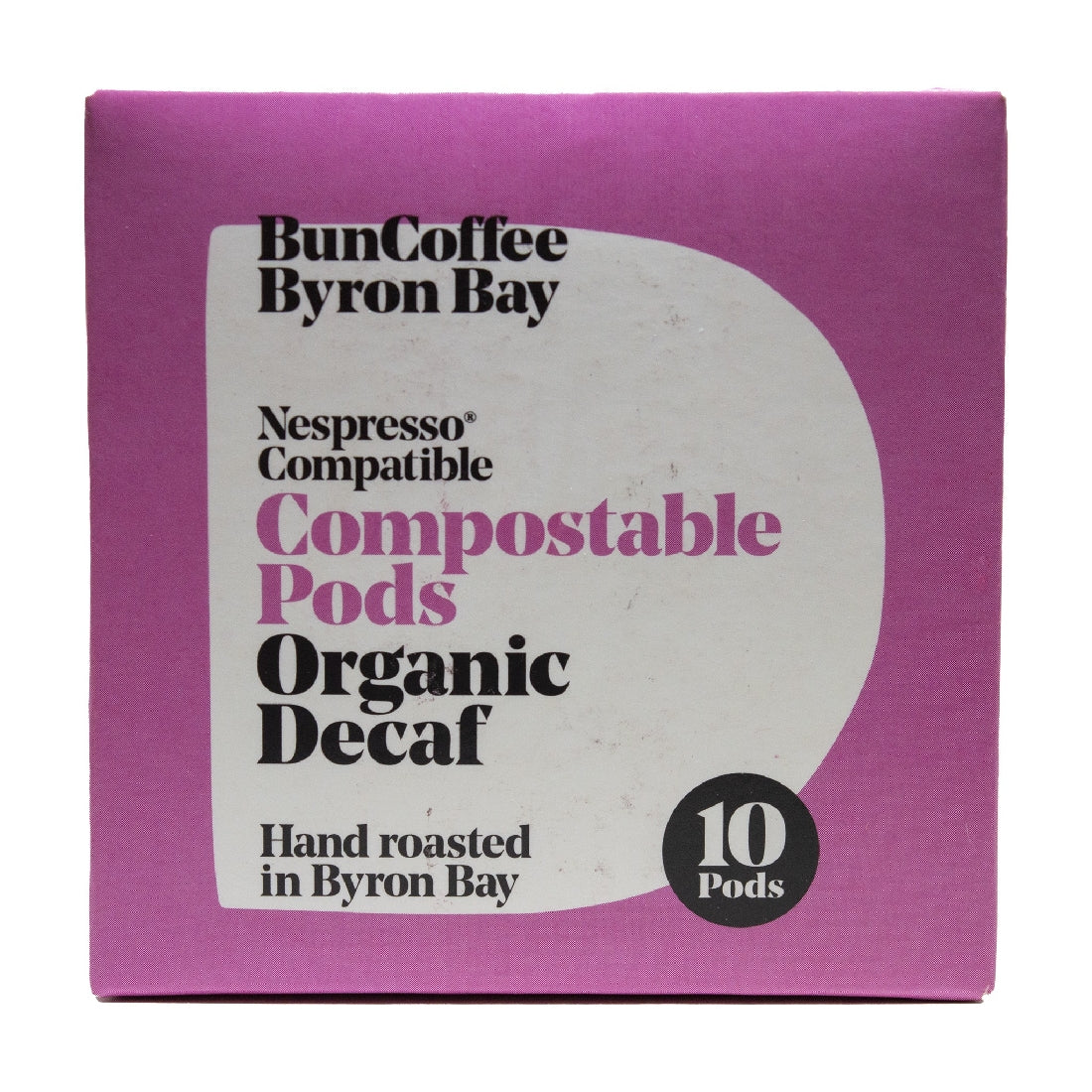 BUNCOFFEE COMPOSTABLE PODS ORGANIC DECAF 10 PODS