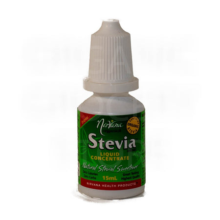 NIRVANA ORGANICS STEVIA LIQUID 15ML