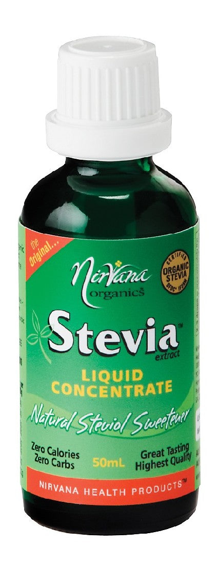 NIRVANA ORGANICS STEVIA LIQUID 50ML