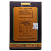 ORGANIC TIMES DARK CHOC COATED GINGER