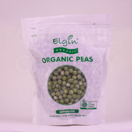 ELGIN ORGANIC FROZEN PEAS 600G