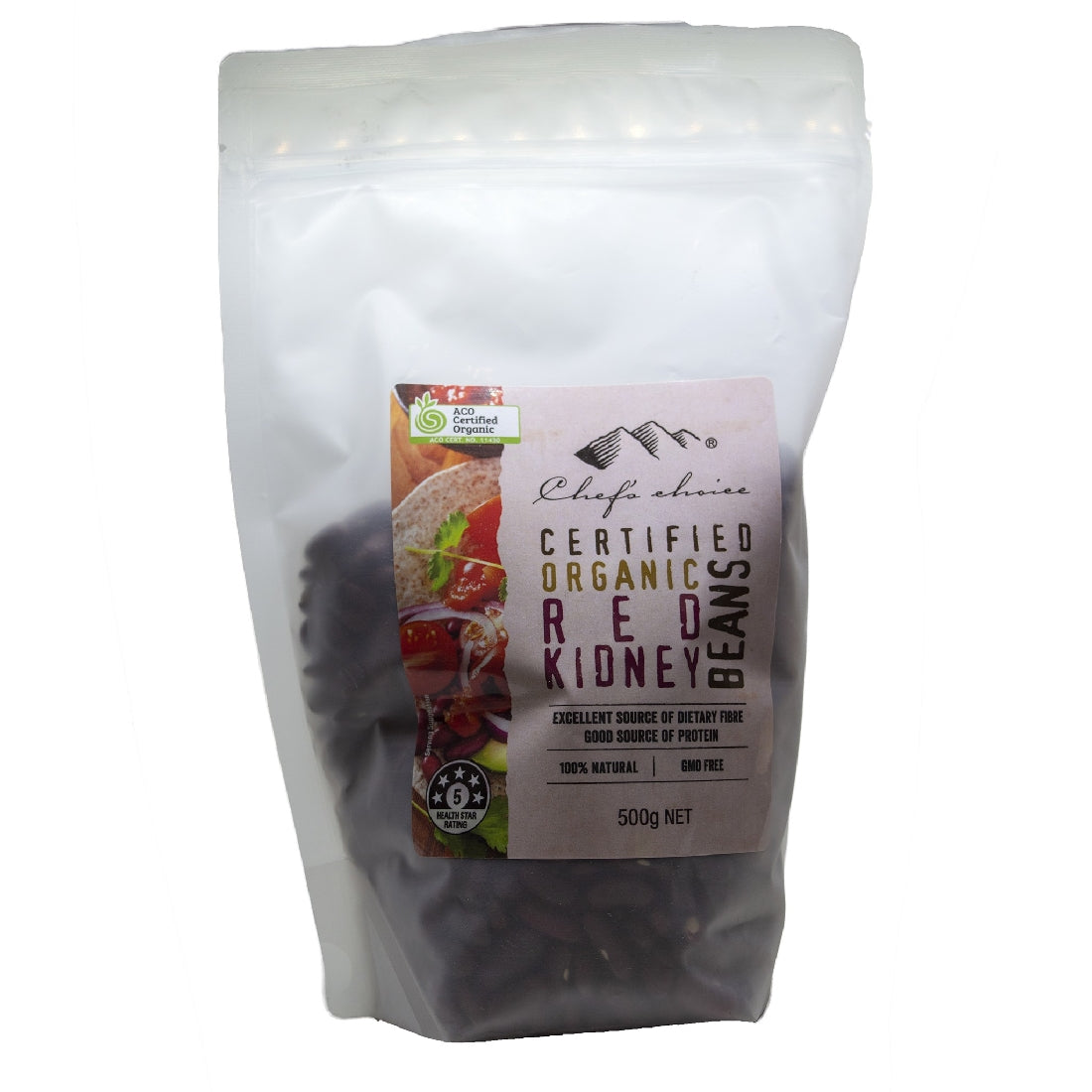 CHEF'S CHOICE - RED KIDNEY BEANS DRIED 500G