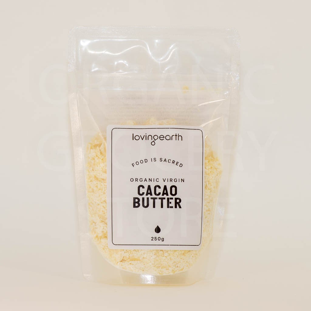 LOVING EARTH VIRGIN CACAO BUTTER 250G