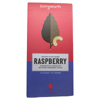LOVING EARTH RASPBERRY CHOC BAR 80G