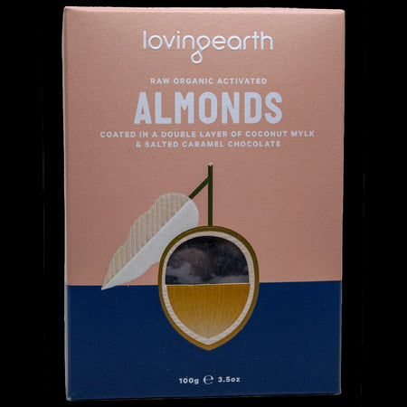 LOVING EARTH ALMOND CHOC COATED