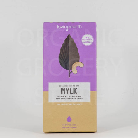 LOVING EARTH CHOCOLATE CASHEW MYLK 80G