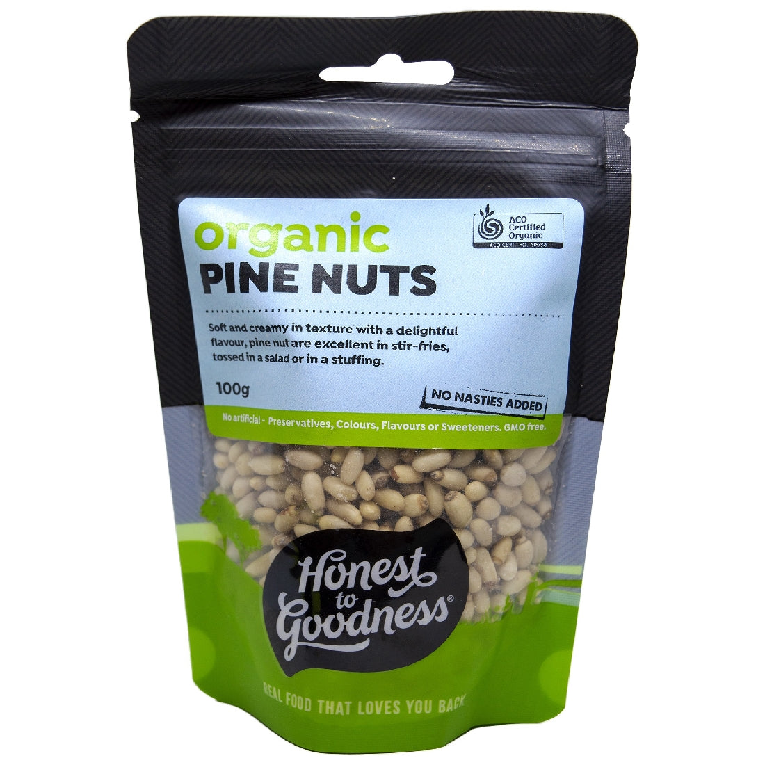 ORGANIC PINE NUTS-pre packed 100G
