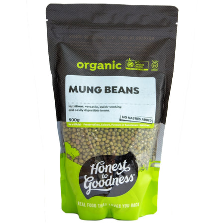 MUNG BEANS (ORGANIC) 500G