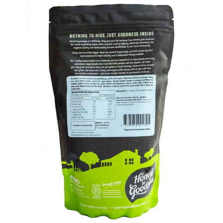 MUNG BEANS (ORGANIC) 500G