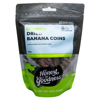 ORGANIC DRIED BANANA COINS 175G
