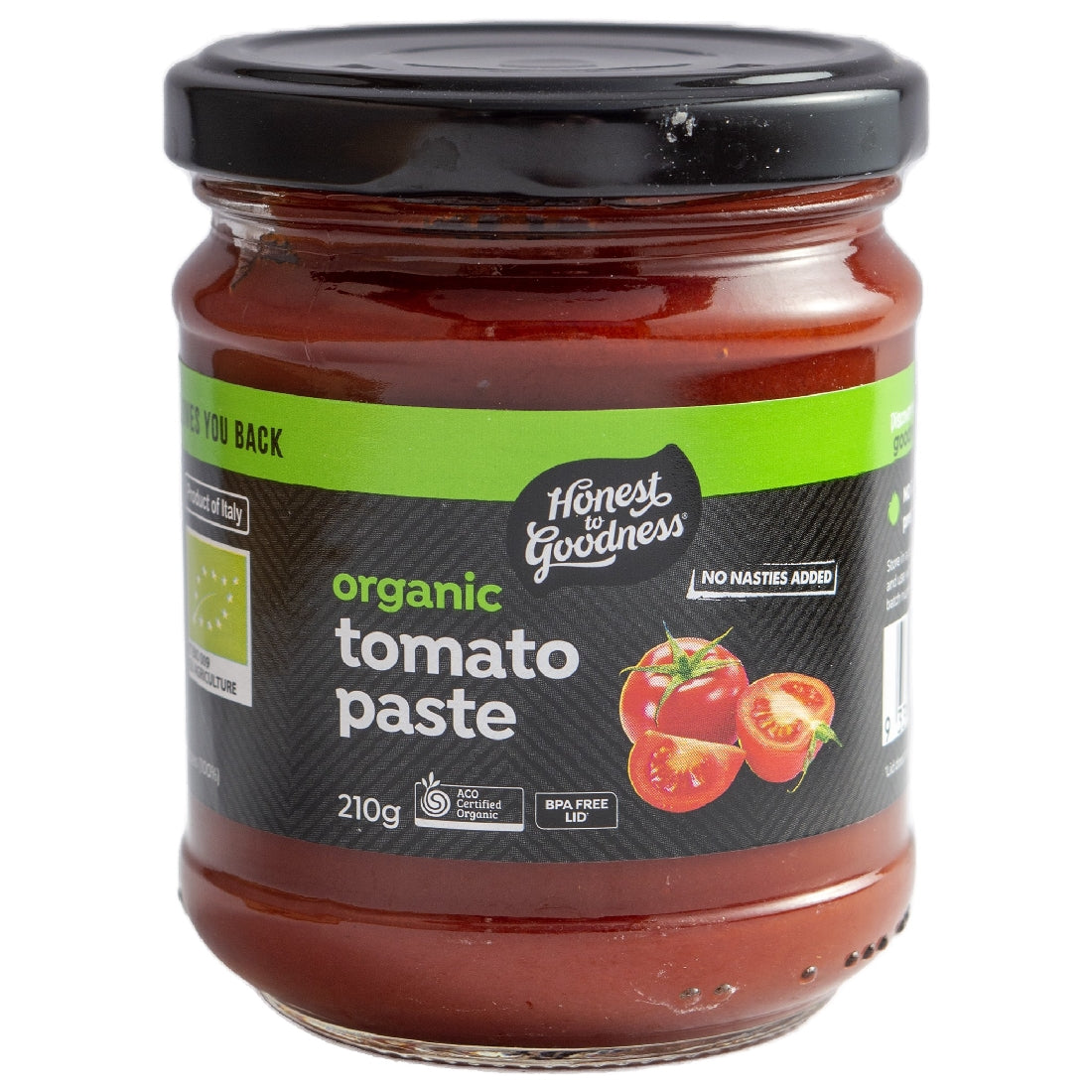 ORGANIC TOMATO PASTE 210G