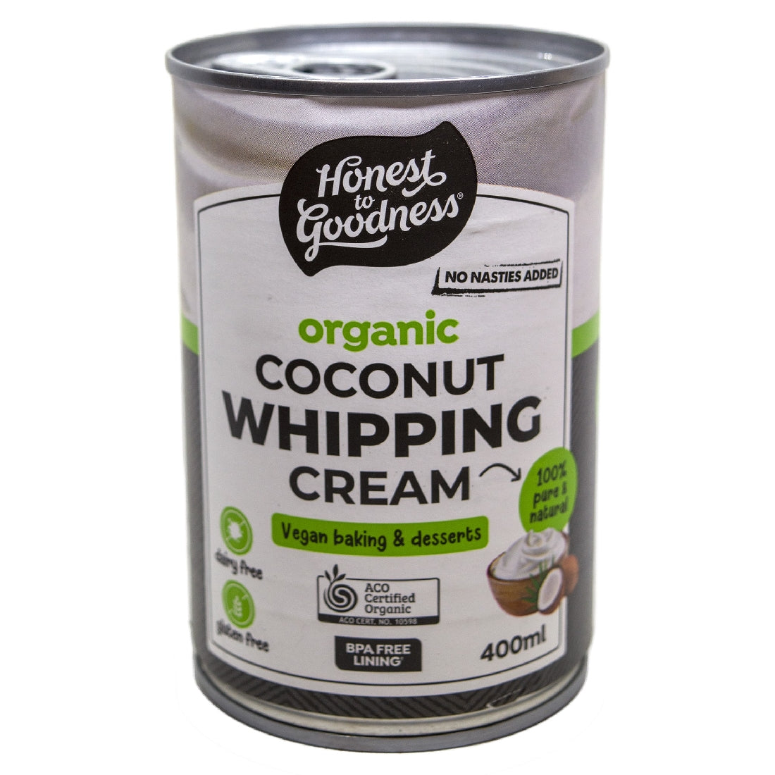 HONEST TO GOODNESS COCONUT WHIPPING CREAM