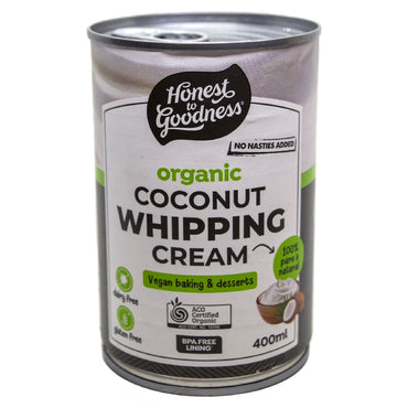 HONEST TO GOODNESS COCONUT WHIPPING CREAM