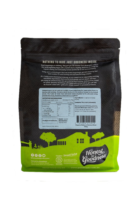ALMOND MEAL ORGANIC - NATURAL 700G