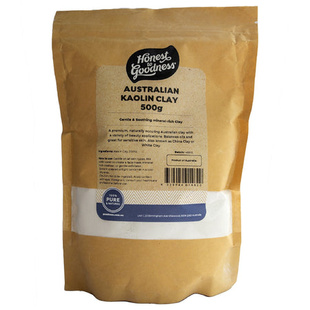 HONEST TO GOODNESS KAOLIN CLAY 500G